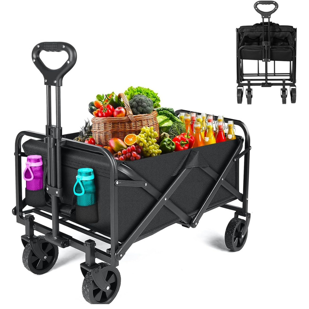 CARRO DE CARGA LINE METAL PLEGABLE ORGANIZADOR CAMPING 120 KG - 1