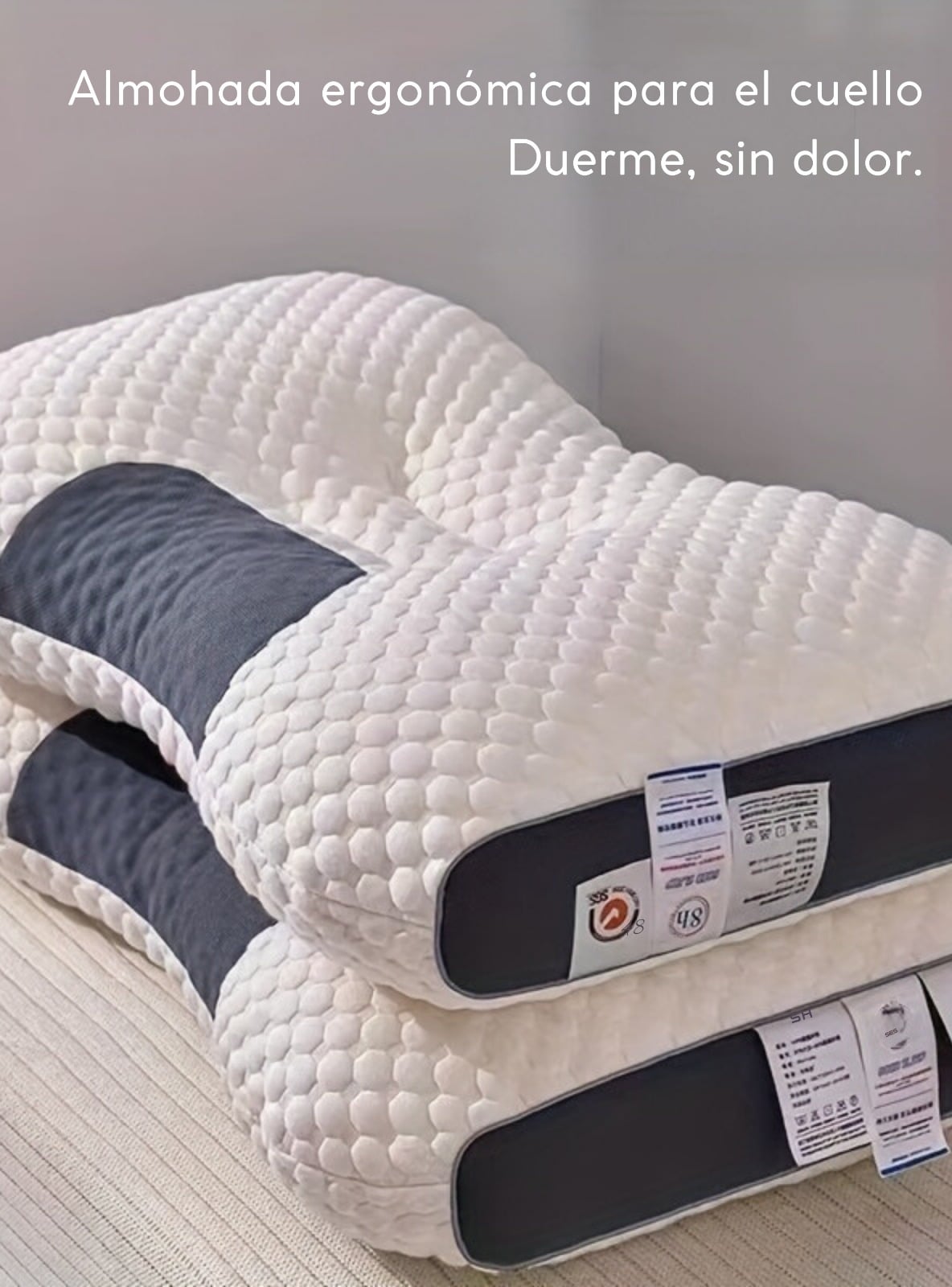 ALMOHADA ERGONOMICA ORTOPEDICA CUELLO Y CERVICAL - 2