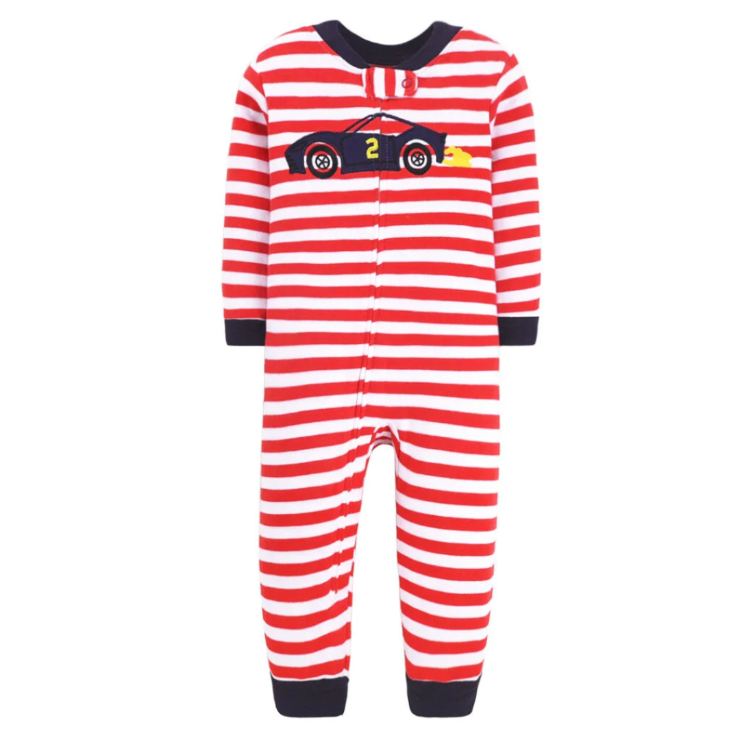 ENTERITO ALGODÓN NIÑO UTILÍSIMO ROJO BEBÉ PIJAMA JUMP KIDS BOMBERO - 1