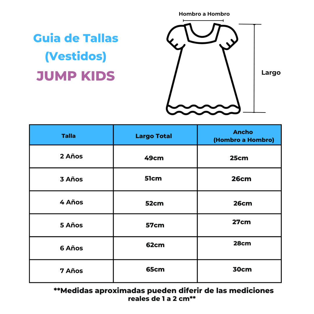 VESTIDO NIÑA JUMP KIDS NARANJO MANGA CORTA ESTAMPADO NARANJA PASTEL - 3