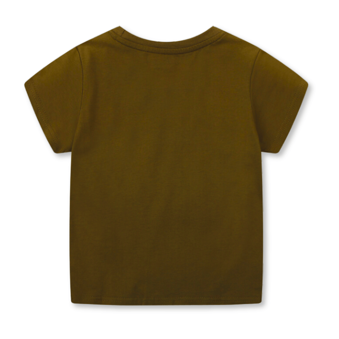 POLERA NIÑO ALGODÓN MANGA CORTA JUMP KIDS LEÓN TIERNO - 2
