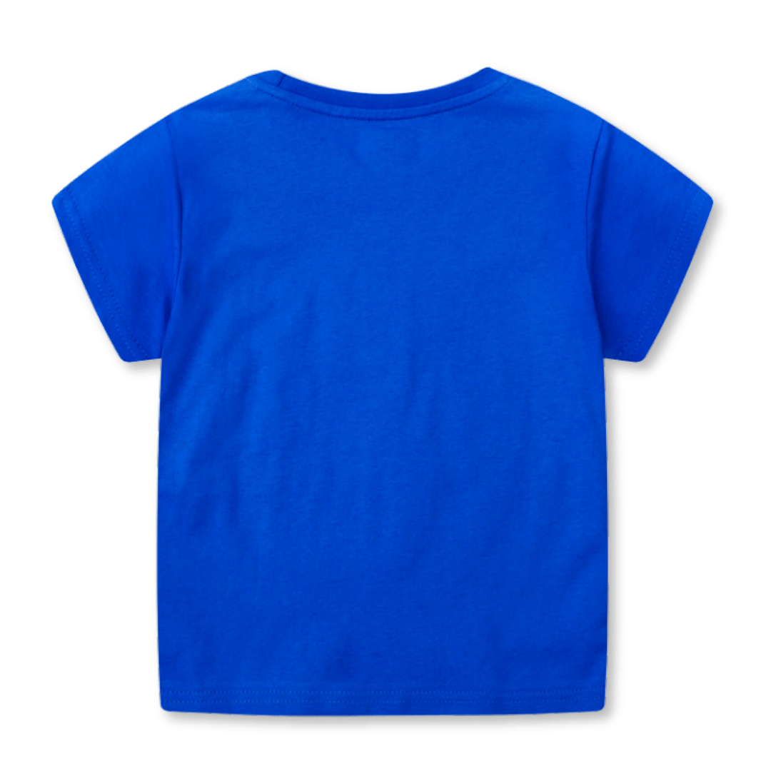 POLERA NIÑO ALGODÓN MANGA CORTA JUMP KIDS AUTOS AMARILLOS - 2