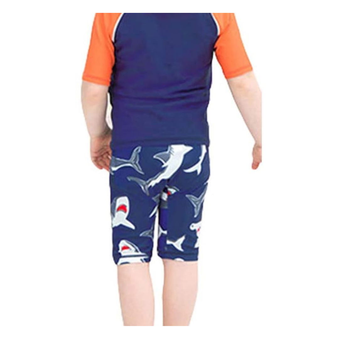 TRAJE DE BAÑO NIÑO JUMP KIDS 2 PIEZAS MANGA CORTA TIBURÓN. - 4