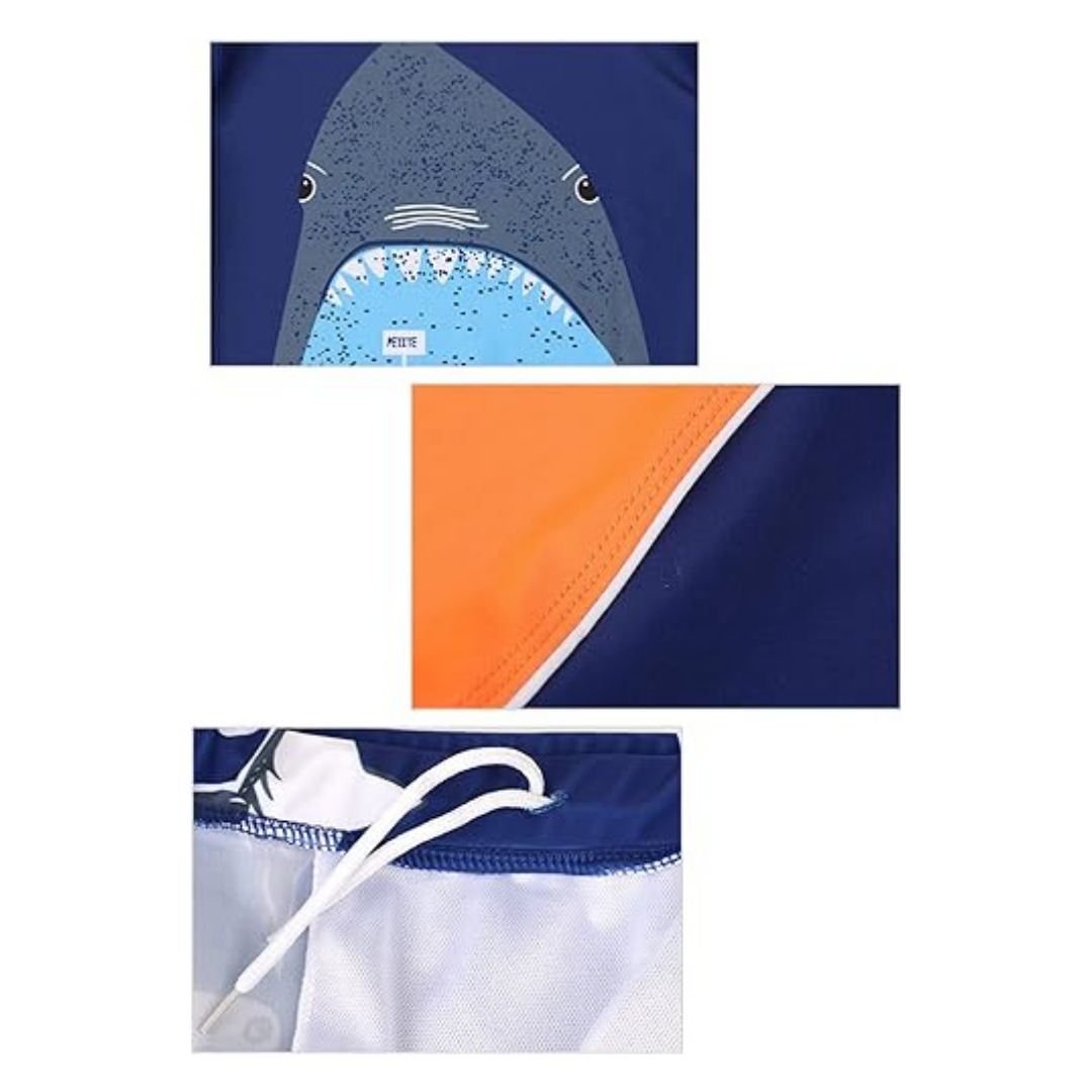 TRAJE DE BAÑO NIÑO JUMP KIDS 2 PIEZAS MANGA CORTA TIBURÓN. - 5
