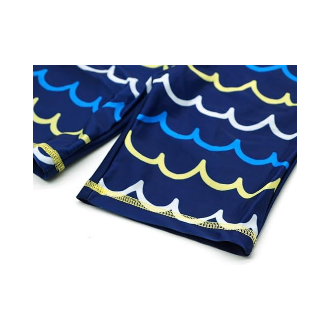 TRAJE DE BAÑO NIÑO JUMP KIDS 3 PIEZAS MANGA LARGA PECES. - 6