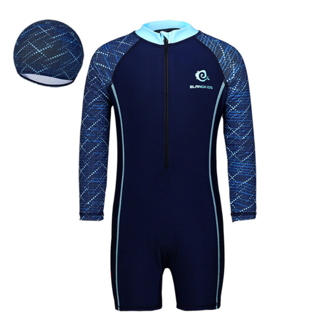 TRAJE DE BAÑO NIÑA JUMP KIDS ENTERITO SPORT MANGA LARGA SURTIDO - 2