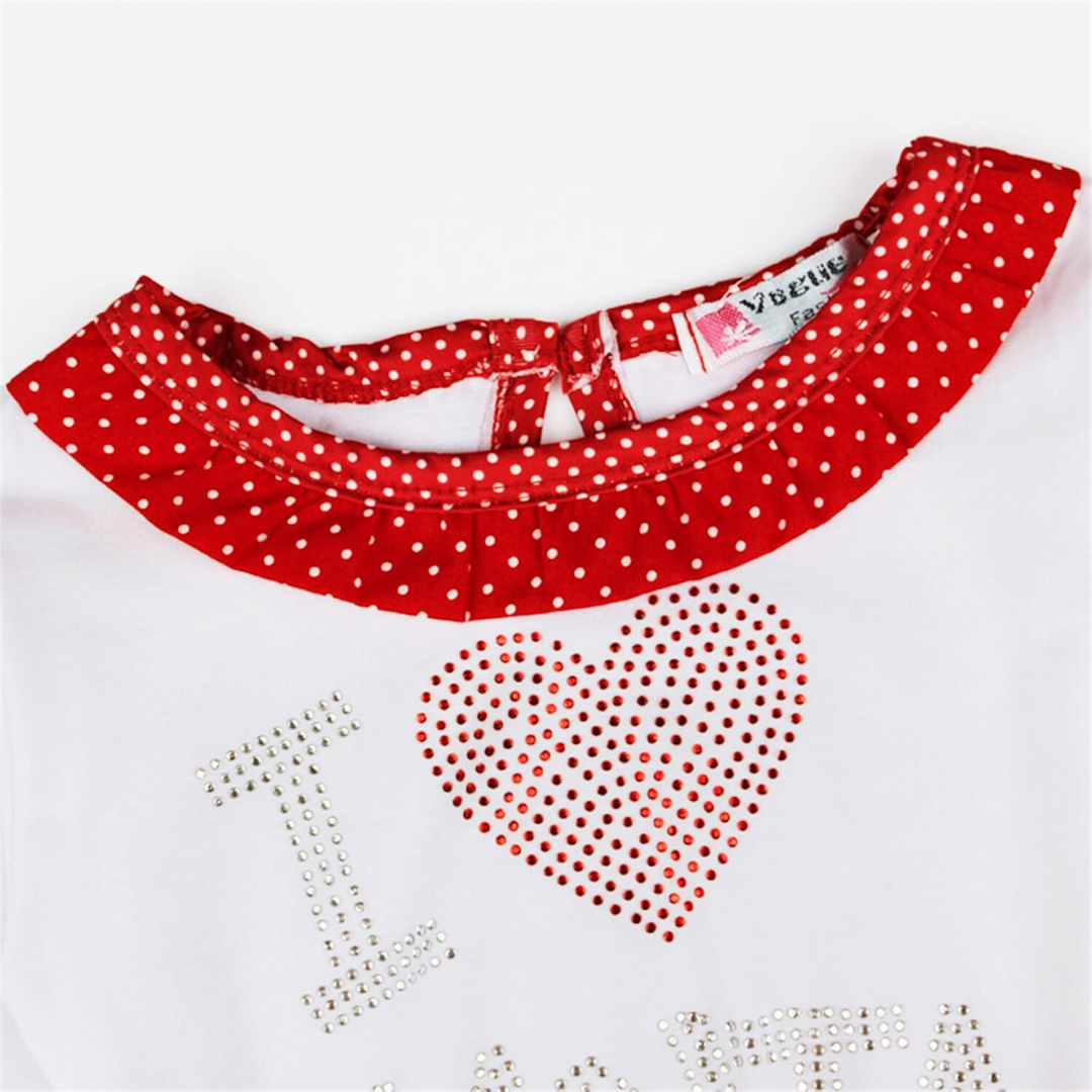 VESTIDO DE NAVIDAD PARA NIÑAS CON TUL 2 A 6 AÑOS MANGA LARGA BRILLO DE NAVIDAD - 4