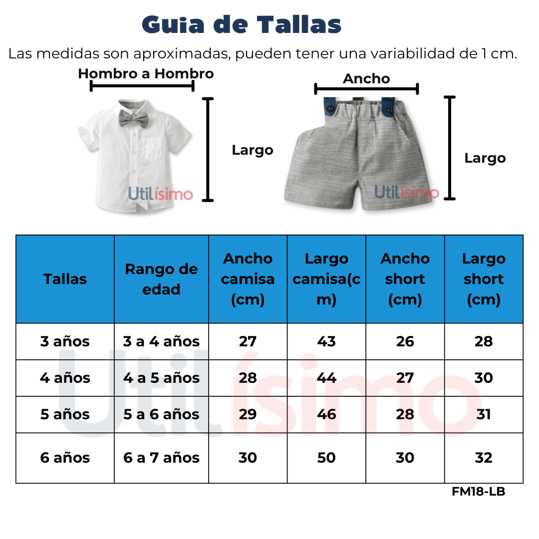 CONJUNTO DE VESTIR CON CORBATÍN Y PANTALÓN CORTO NIÑO 3 A 7 AÑOS LIGHT GREEN - 3