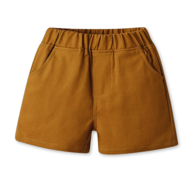 CONJUNTO DE VESTIR HAWAIANO MANGA CORTA NIÑO 1 A 5 AÑOS MARRÓN HAWAIANO - 7