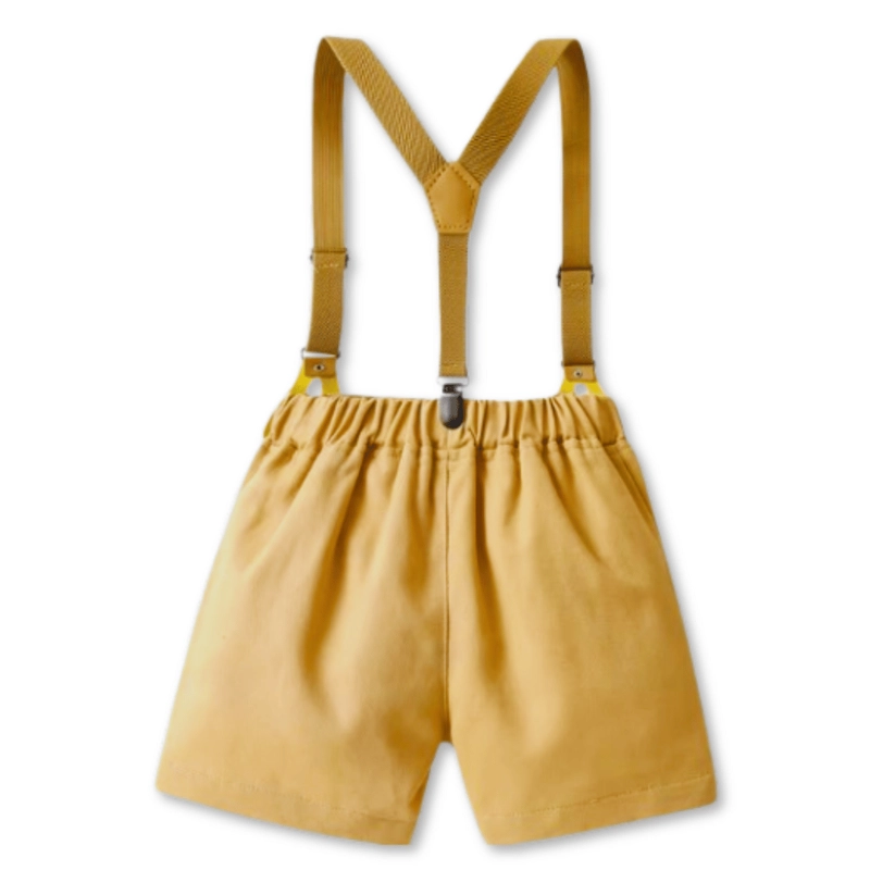 CONJUNTO DE VESTIR CON CORBATÍN Y PANTALÓN CORTO DE 6 MESES A 6 AÑOS - 7