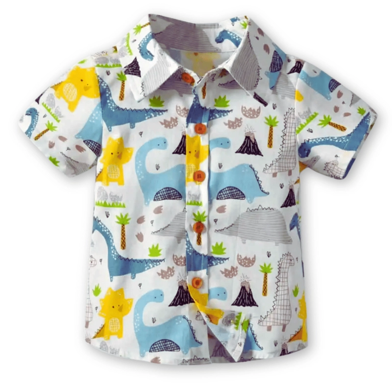 CONJUNTO DE VESTIR CON PANTALÓN Y TIRANTES BEBÉ NIÑO 6 MESES A 4 AÑOS - 2