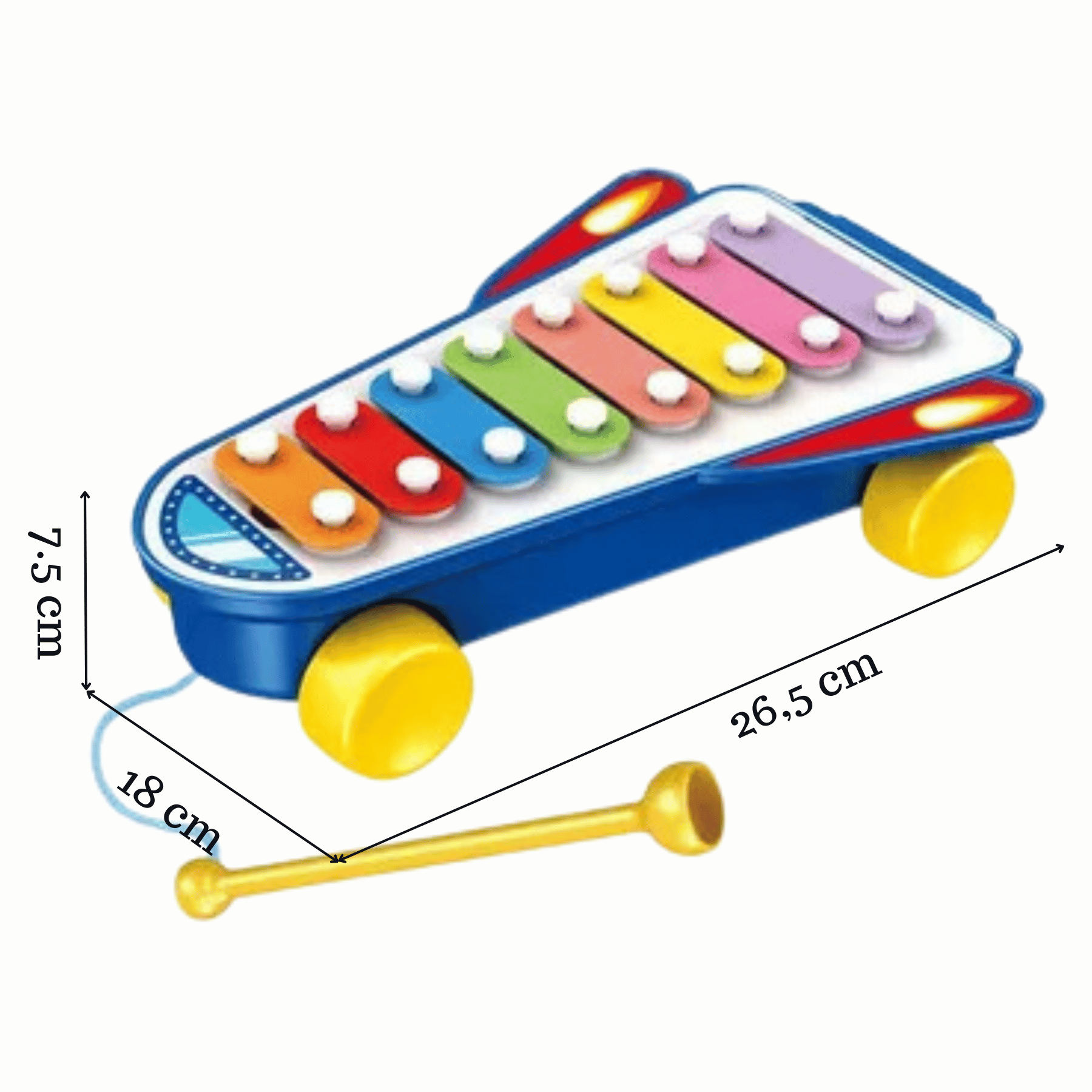 PIANO JUGUETE JUMP KIDS HAPPY ROCKET DIDÁCTICO TEDMIMAK - 3