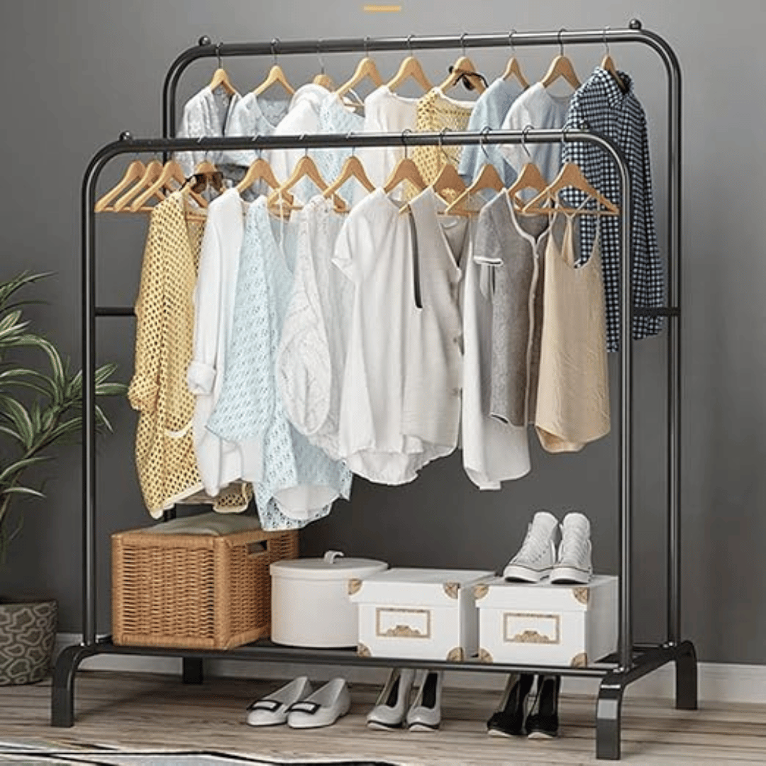 PERCHERO LINE NL-9128 ORGANIZADOR ROPA TENDEDERO ACERO INOXIDABLE DOBLE - 6