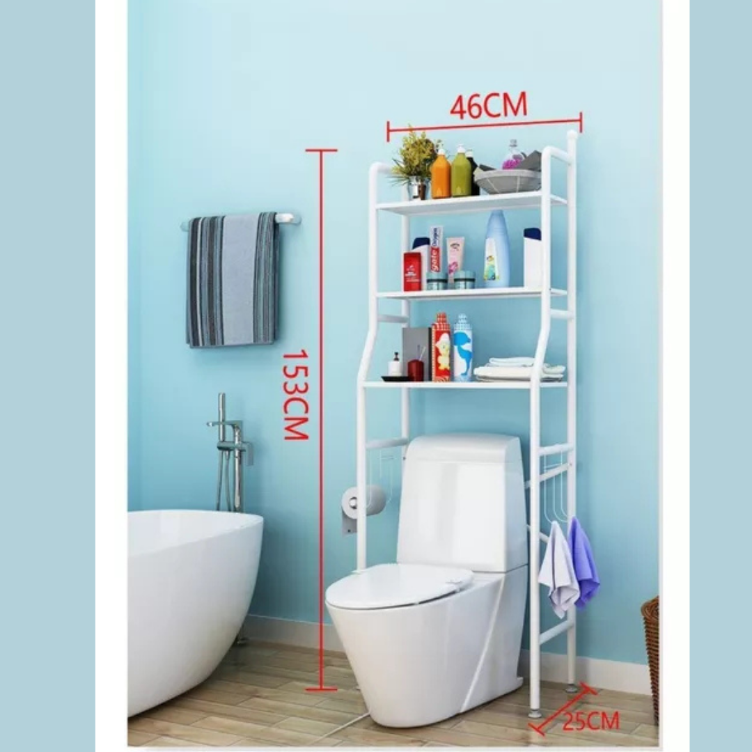 ORGANIZADOR LINE NL-9107 ESTANTE BAÑO ARMABLE FÁCIL 3 NIVELES - 3