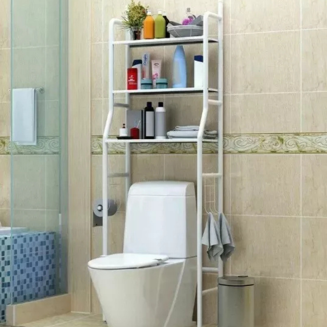 ORGANIZADOR LINE NL-9107 ESTANTE BAÑO ARMABLE FÁCIL 3 NIVELES - 4