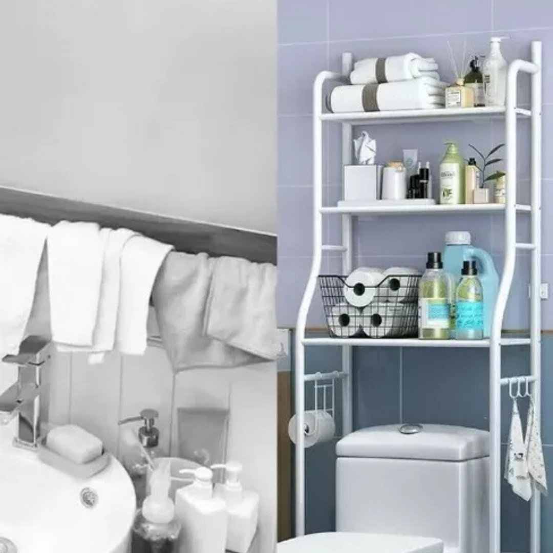 ORGANIZADOR LINE NL-9107 ESTANTE BAÑO ARMABLE FÁCIL 3 NIVELES - 5