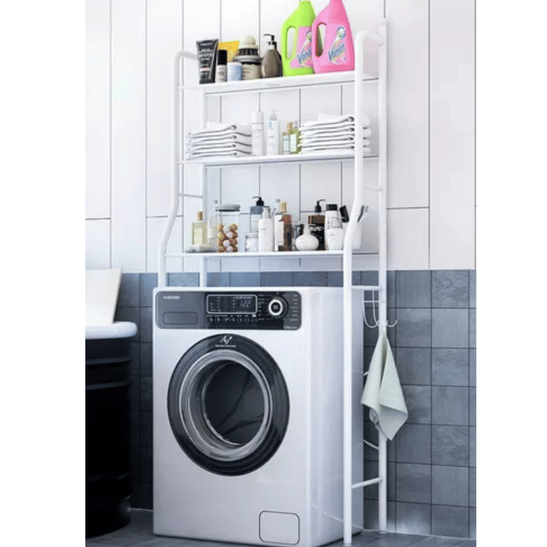 ORGANIZADOR LINE NL-9115 ESTANTE LAVADORA METALICO RACK 3 NIVELES - 2