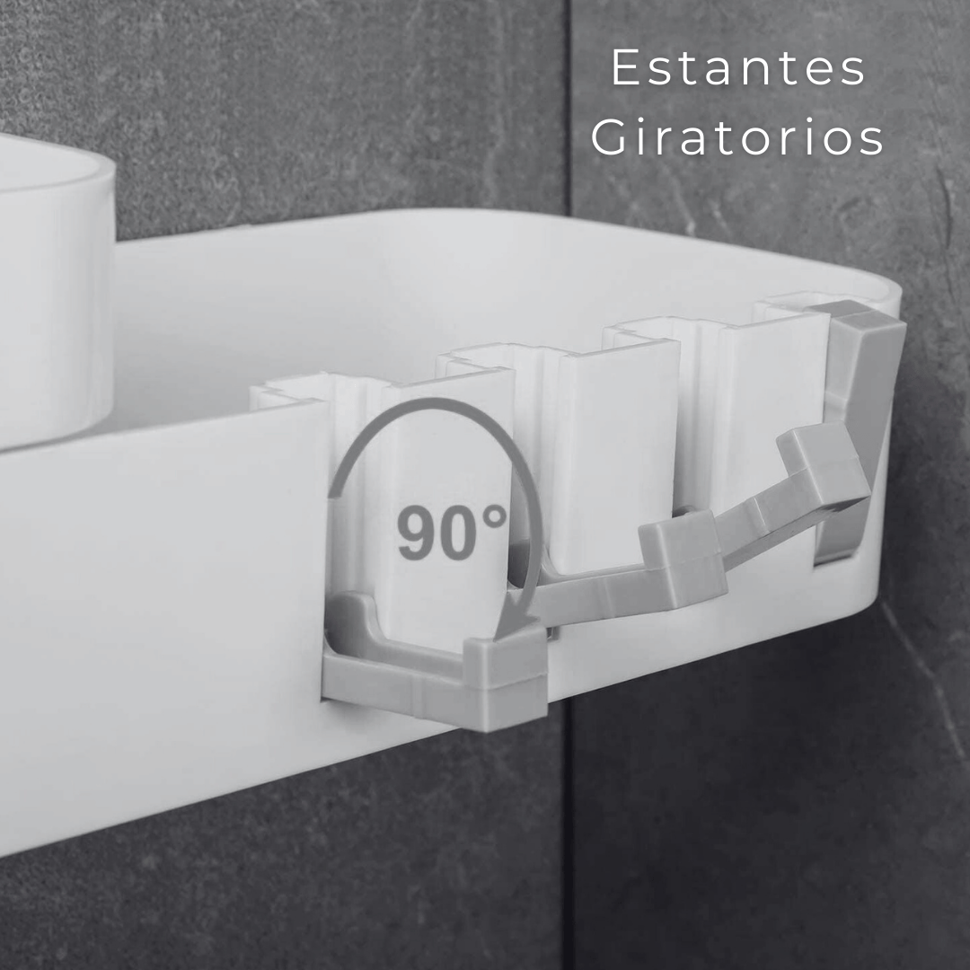 ORGANIZADOR ESQUINERO AJUSTABLE MULTIUSO PARA BAÑO Y COCINA - 9
