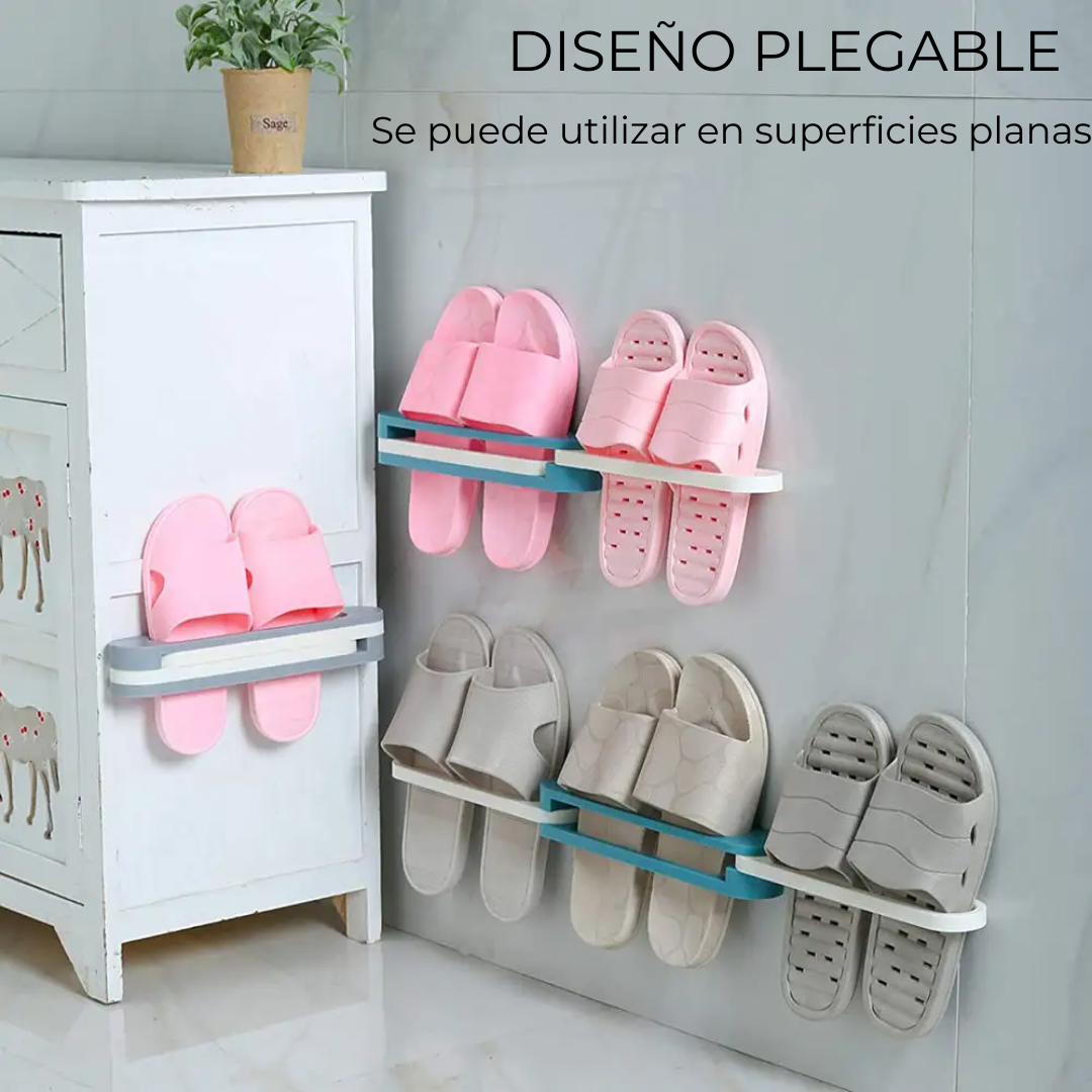 ORGANIZADOR DE PARED PLEGABLE ZAPATOS O TOALLERO 3 EN 1 - 2