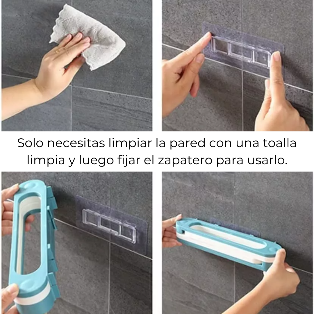 ORGANIZADOR DE PARED PLEGABLE ZAPATOS O TOALLERO 3 EN 1 - 7