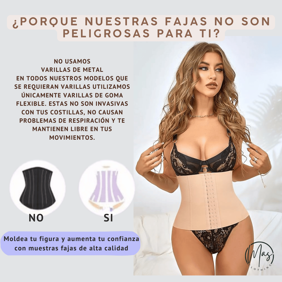 FAJA CRUZADA REDUCTORA MOLDEADORA 22,5 CM ALTA COMPRESIÓN - 10