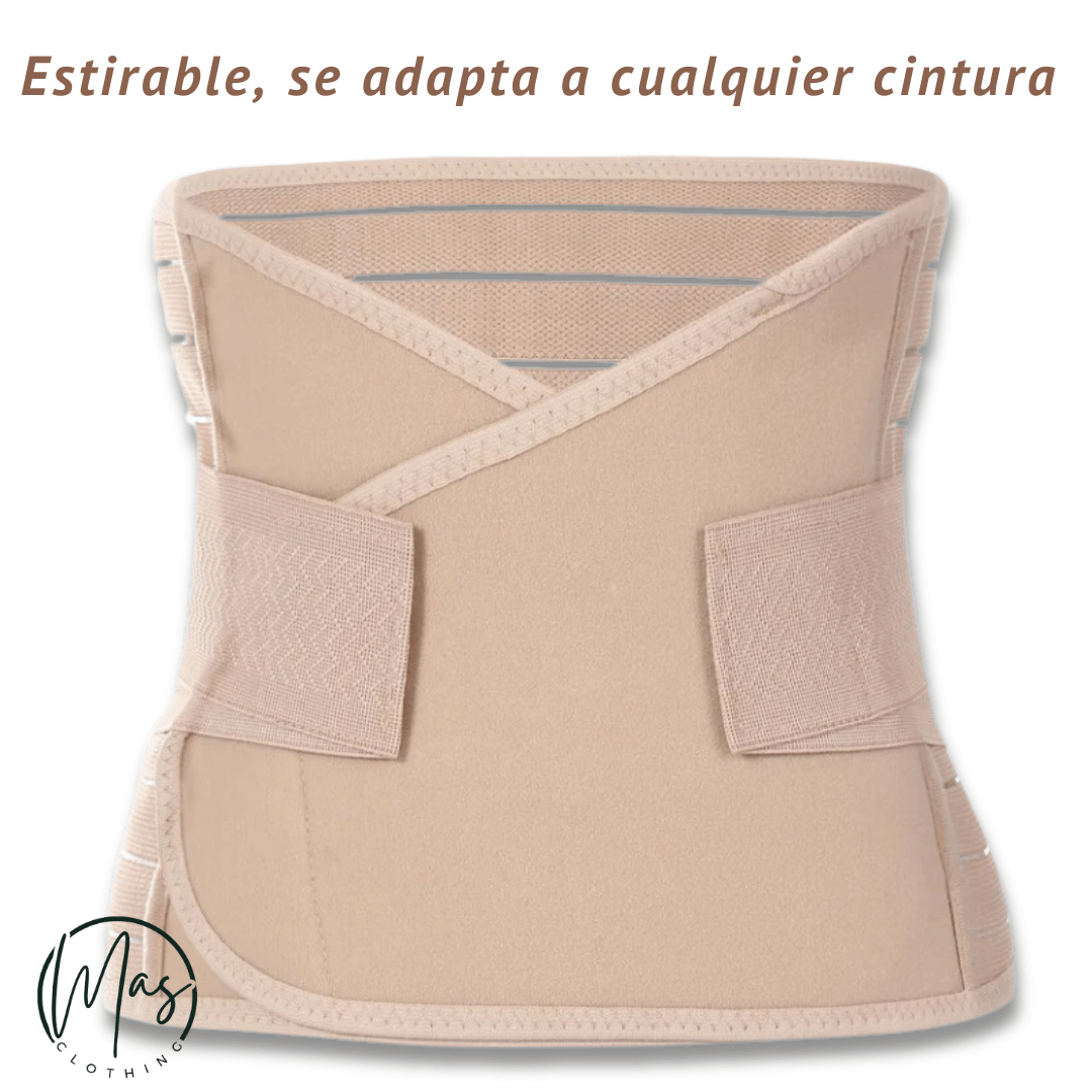 FAJA CRUZADA RAYADA REDUCTORA MOLDEADORA 22,5 CM ALTA COMPRESIÓN - 8