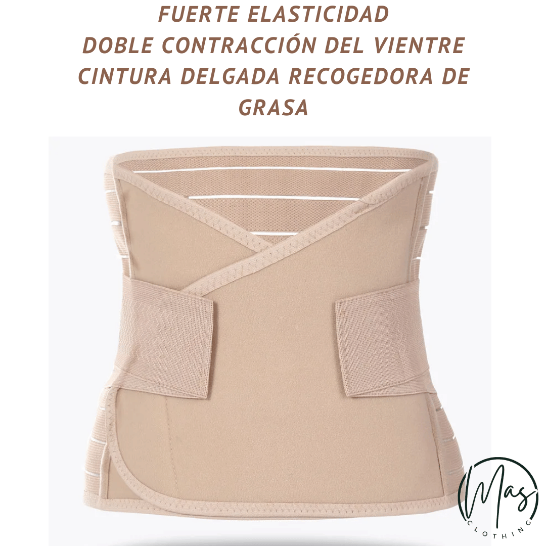 FAJA CRUZADA RAYADA REDUCTORA MOLDEADORA 22,5 CM ALTA COMPRESIÓN - 12