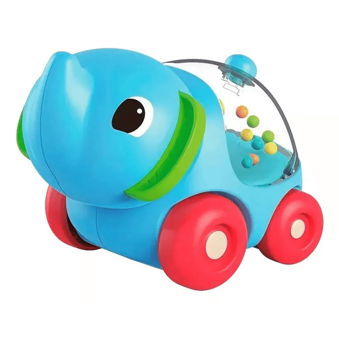 SONAJERO TEDMIMAK AUTOS JUGUETE ANIMALES INFANTILES NIÑOS DISEÑO ELEFANTE AMISTOSO - 2