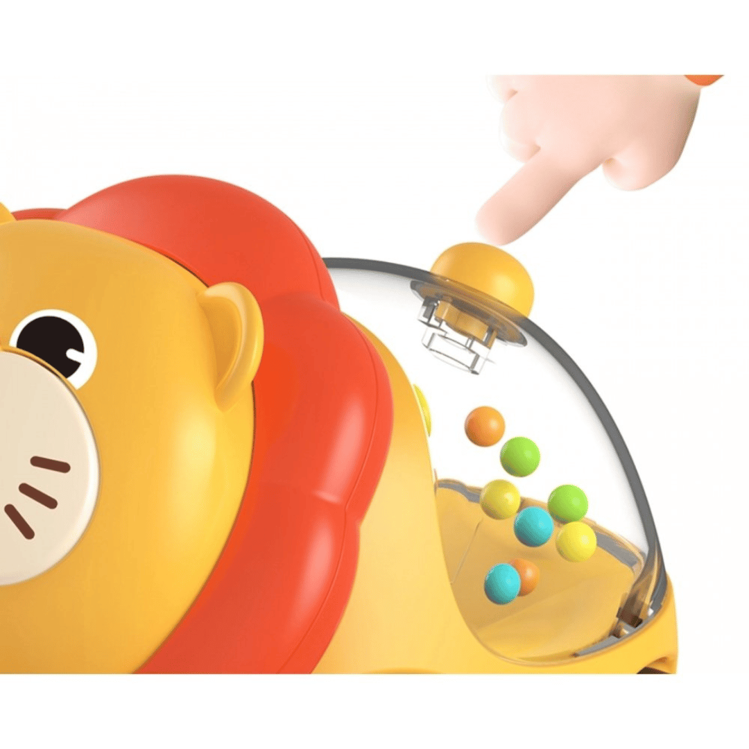 SONAJERO TEDMIMAK AUTOS JUGUETE ANIMALES INFANTILES NIÑOS DISEÑO LEÓN AMISTOSO - 5