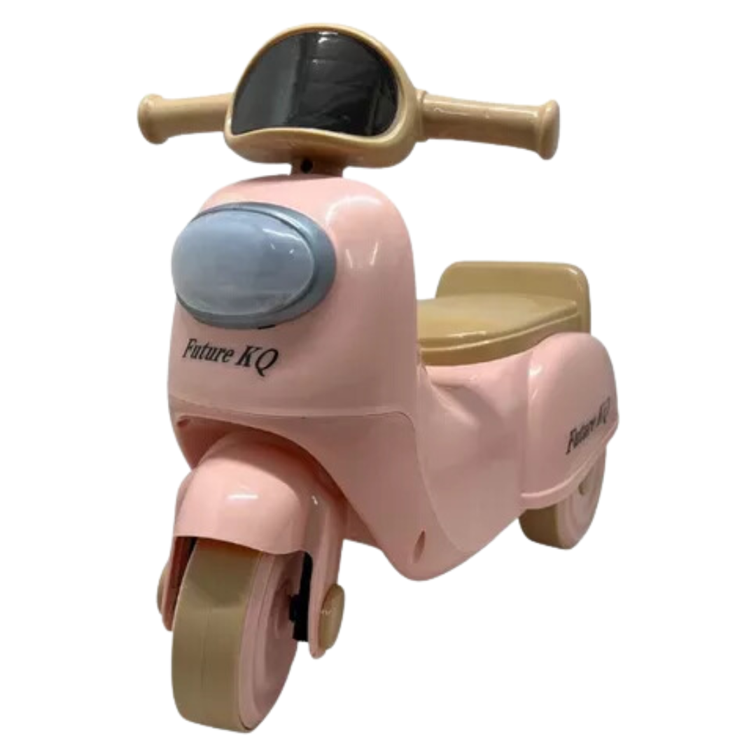SCOOTER MOTO INFANTIL CON LUZ Y SONIDO NIÑO NIÑA ROSA DE 1 A 5 AÑOS - 2