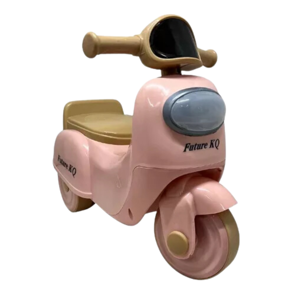 SCOOTER MOTO INFANTIL CON LUZ Y SONIDO NIÑO NIÑA ROSA DE 1 A 5 AÑOS - 4