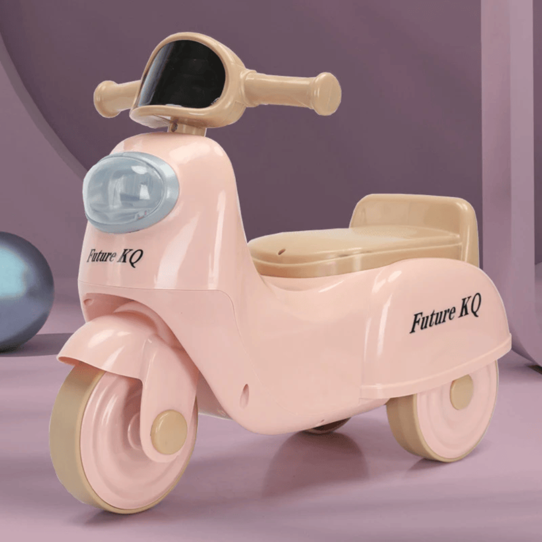 SCOOTER MOTO INFANTIL CON LUZ Y SONIDO NIÑO NIÑA ROSA DE 1 A 5 AÑOS - 5