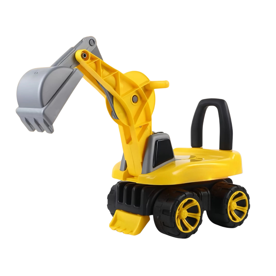CORREPASILLO INFANTIL UTILÍSIMO AMARILLO ESTILO CAMIÓN EXCAVADORA NIÑO - 1
