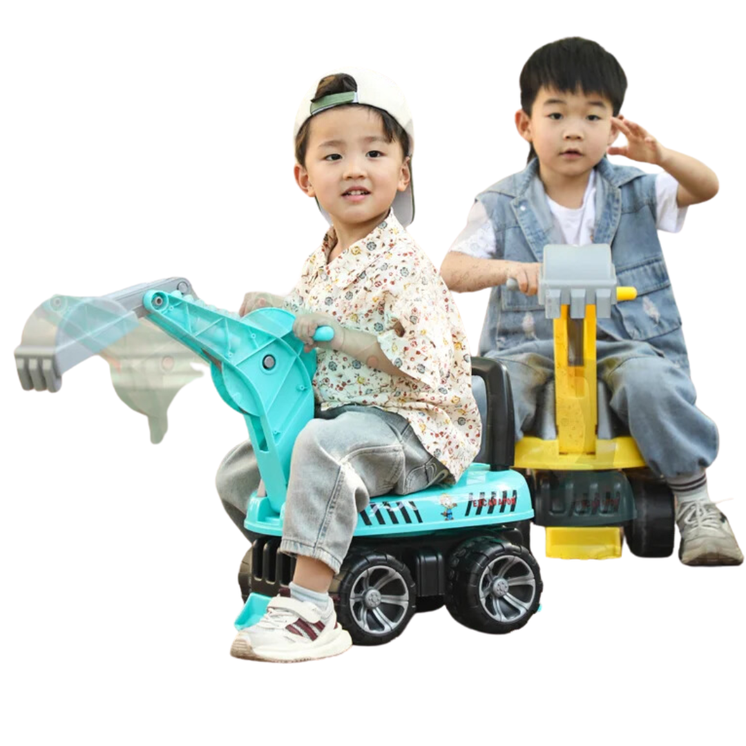 CORREPASILLO INFANTIL UTILÍSIMO AMARILLO ESTILO CAMIÓN EXCAVADORA NIÑO - 4