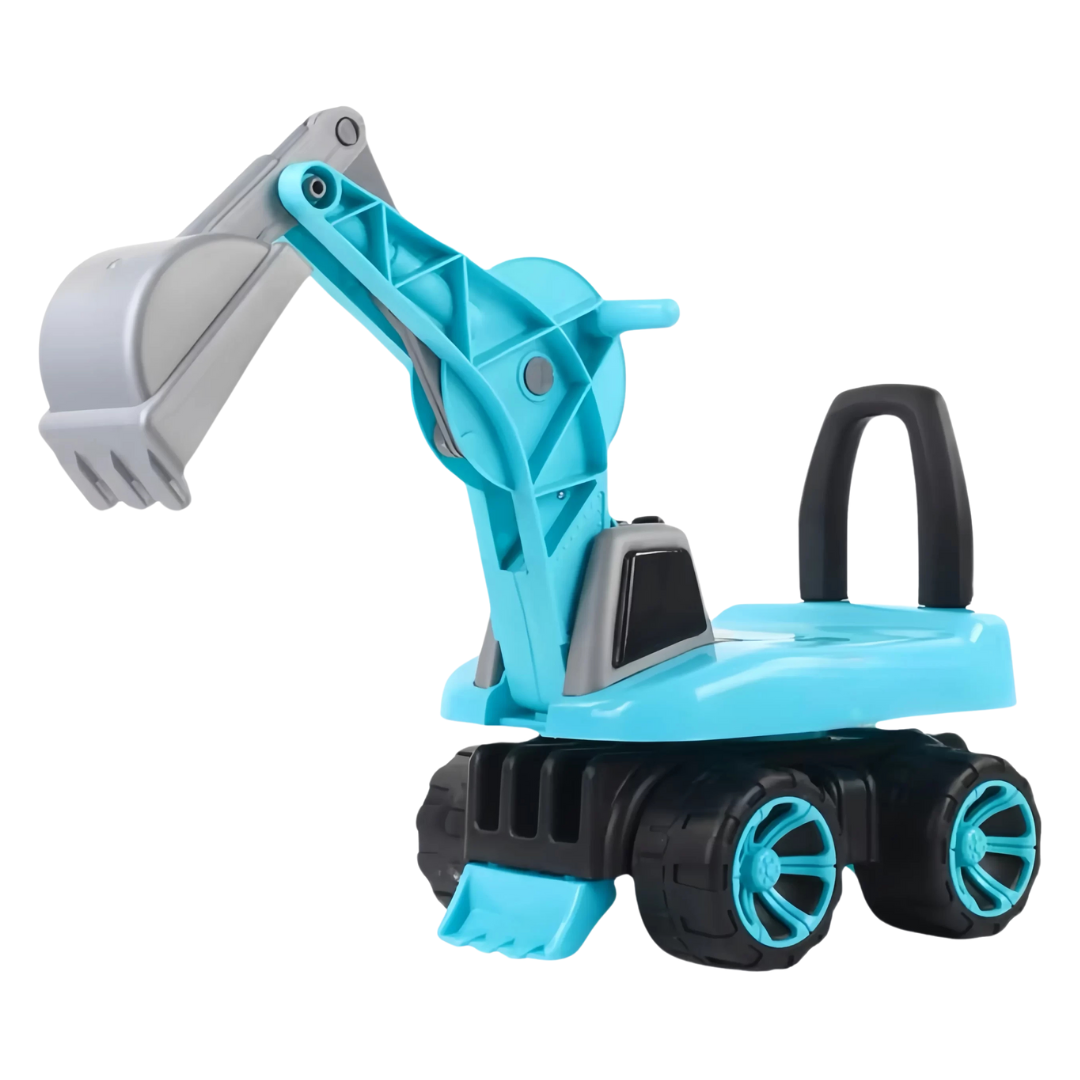 CORREPASILLO INFANTIL UTILÍSIMO AZUL ESTILO CAMIÓN EXCAVADORA NIÑO TURQUESA - 1