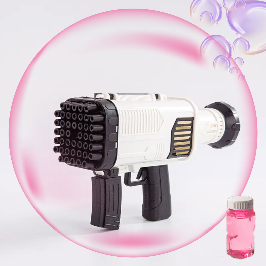 PISTOLA BURBUJA UTILÍSIMO 44 AGUJEROS ELÉCTRICA MANUAL JUGUETE NIÑO - 5