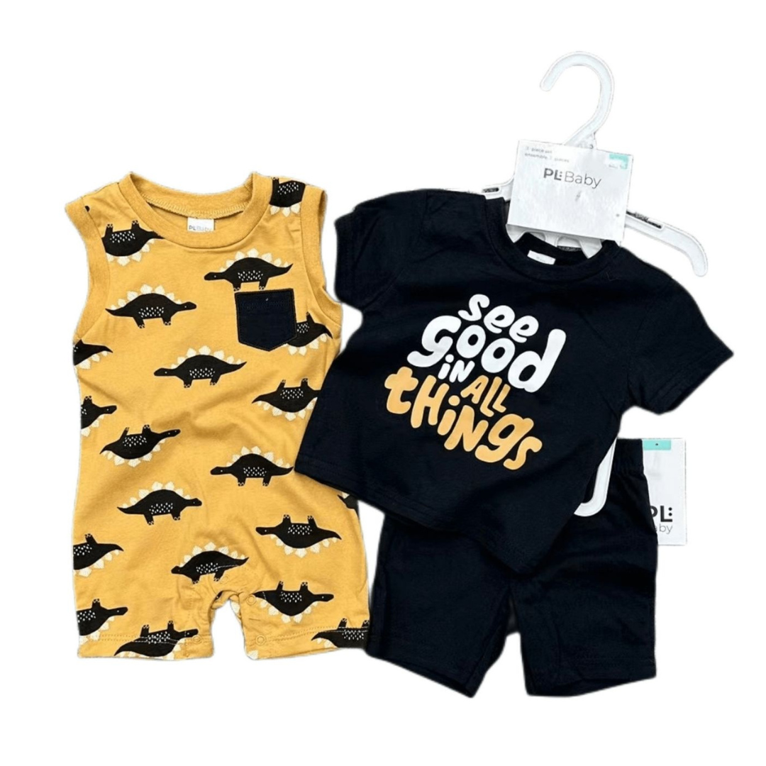 SET DE CONJUNTO Y ENTERITO PARA BEBÉS NIÑOS JUMP KIDS - 2