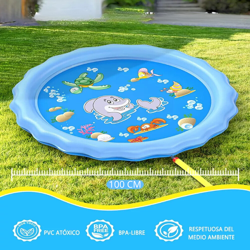 ALFOMBRA INFLABLE NEW LINE TIPO FUENTE PISCINA NIÑO PEQUEÑA - 3