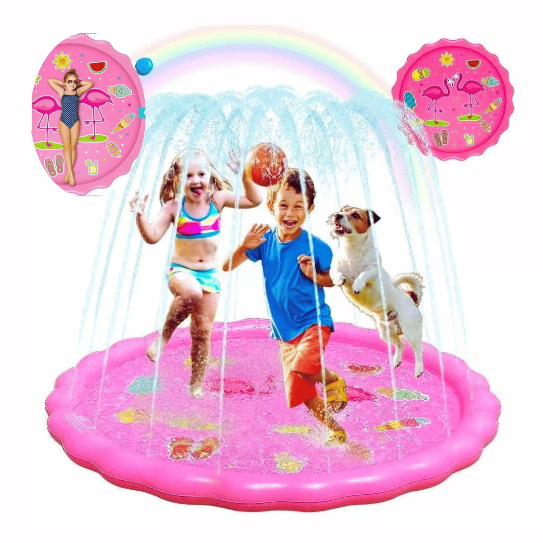 ALFOMBRA INFLABLE NEW LINE TIPO FUENTE PISCINA NIÑO NIÑA GRANDE - 2