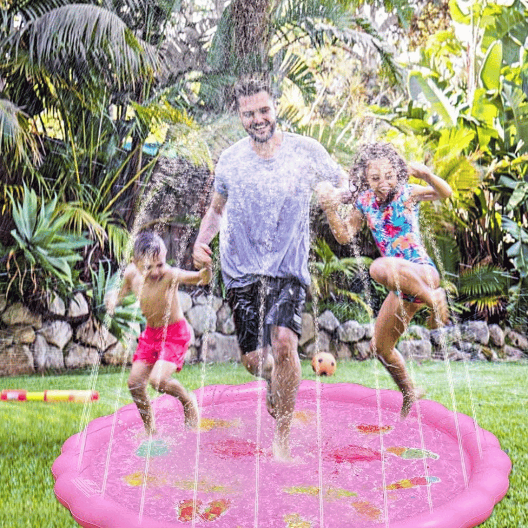 ALFOMBRA INFLABLE NEW LINE TIPO FUENTE PISCINA NIÑO NIÑA GRANDE - 4