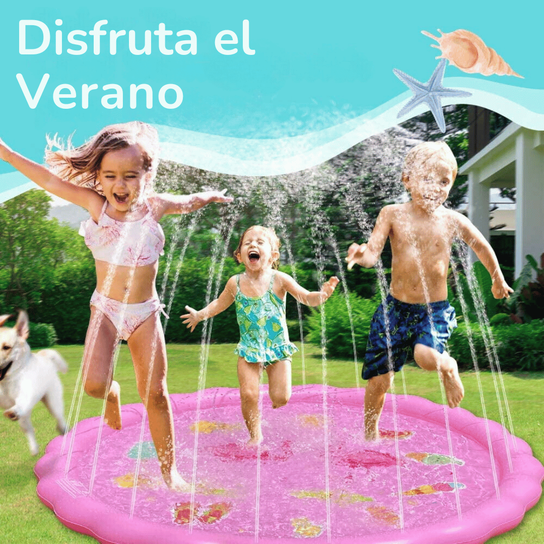 ALFOMBRA INFLABLE NEW LINE TIPO FUENTE PISCINA NIÑO NIÑA GRANDE - 7