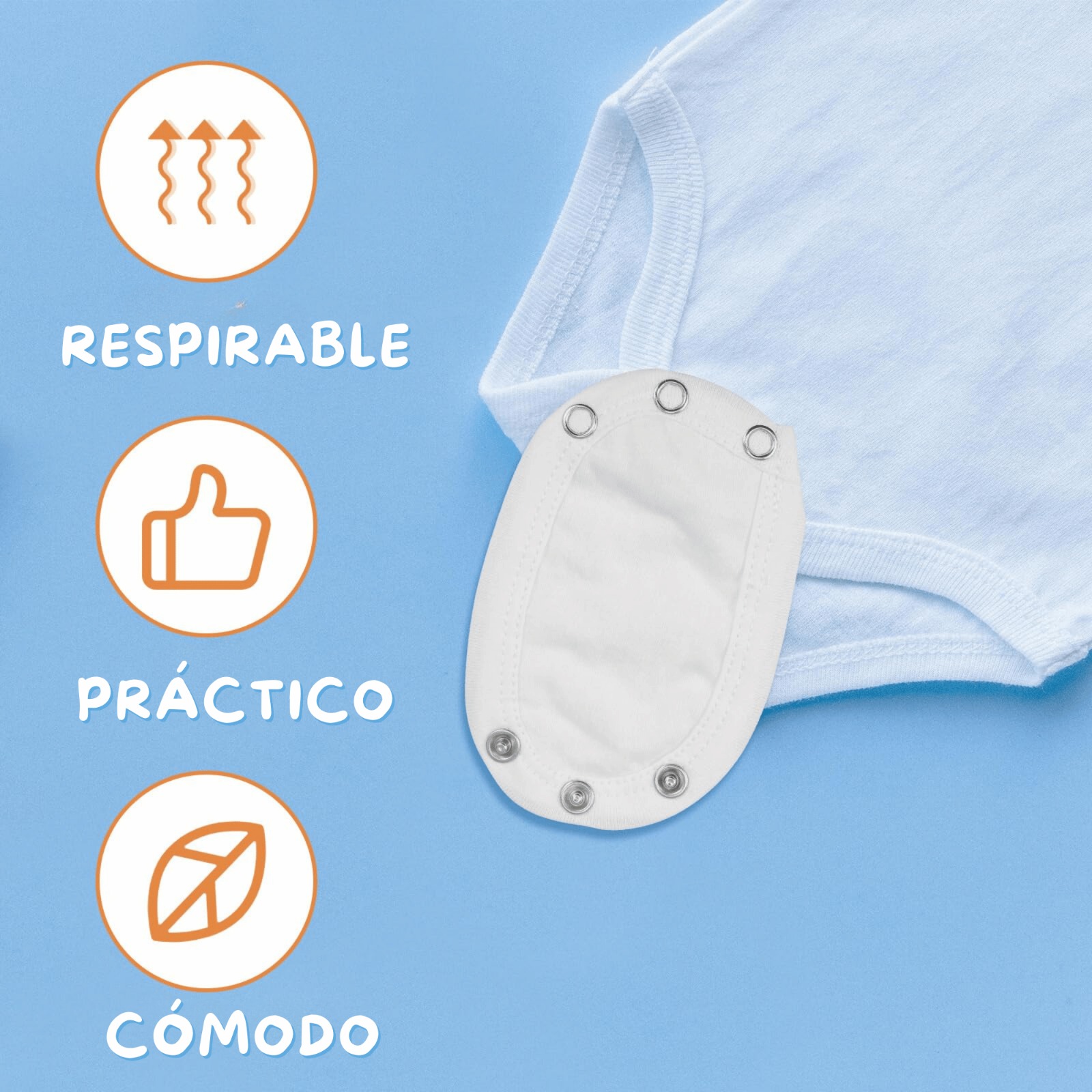 PACK 4 EXTENSOR BODY BEBÉ ALGODÓN NIÑO TEDMIMAK + PACK 4 BODYS MANGA CORTA MONSTER - 8