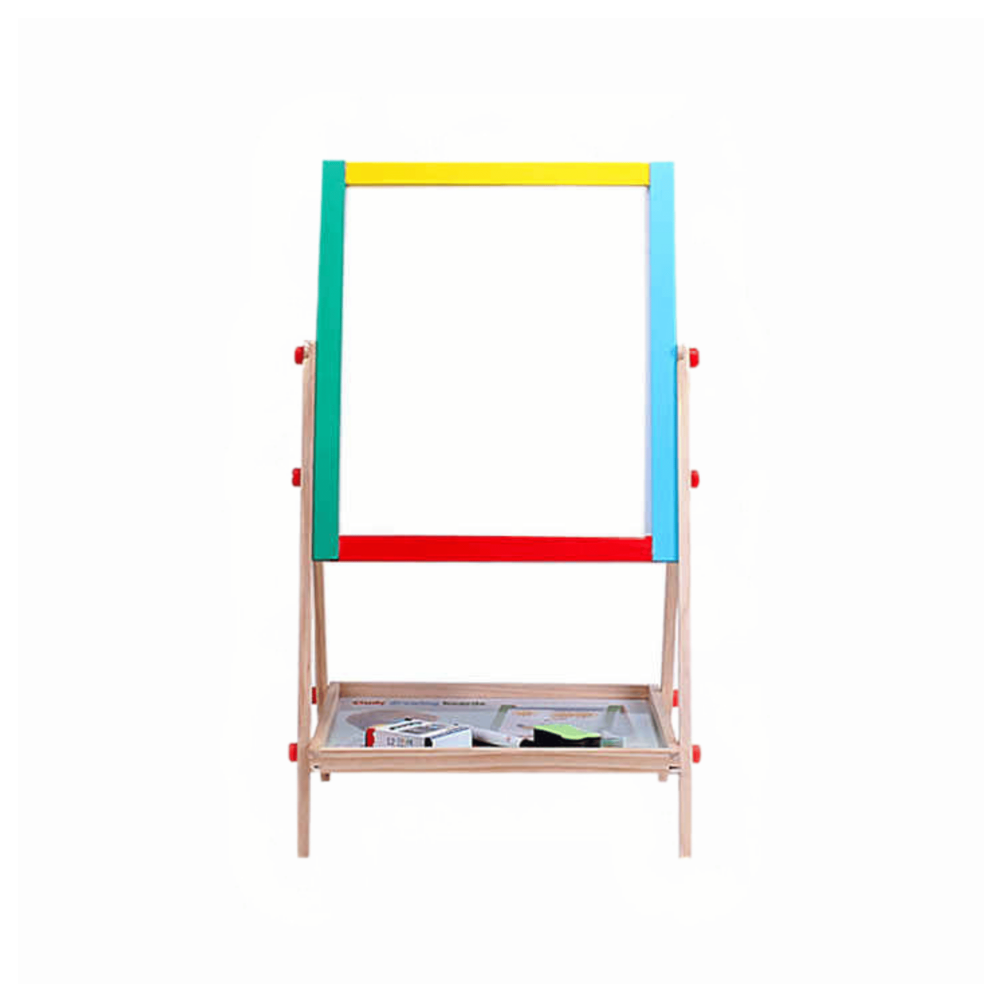 PIZARRA DOBLE CARA TIZA Y PLUMON ACRILICA MADERA MAGNETICA NIÑOS - 8
