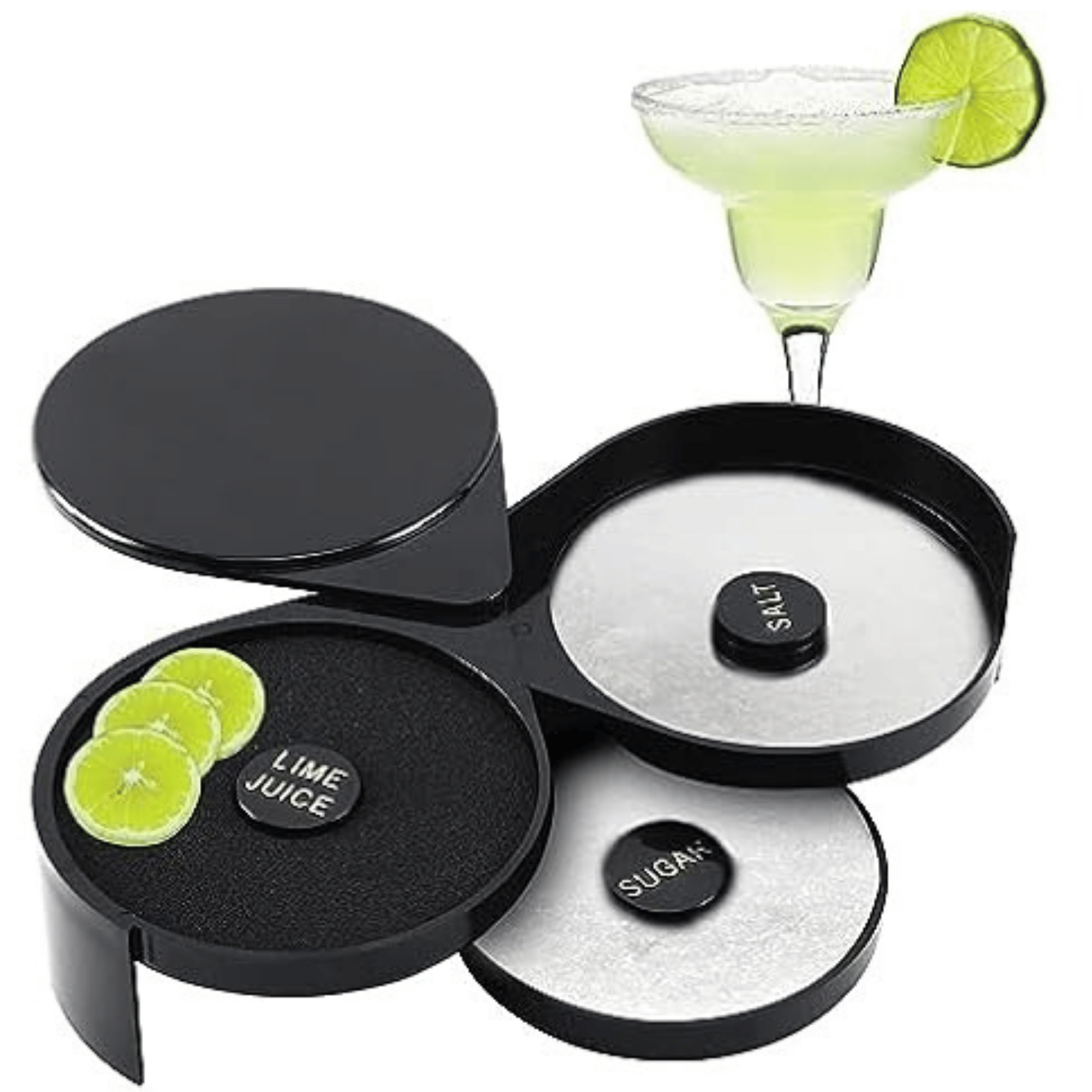 ESCARCHADOR DE COPASS VASOS ORILLADOR COCTELES MICHELADAS 3 BANDEJAS - 6