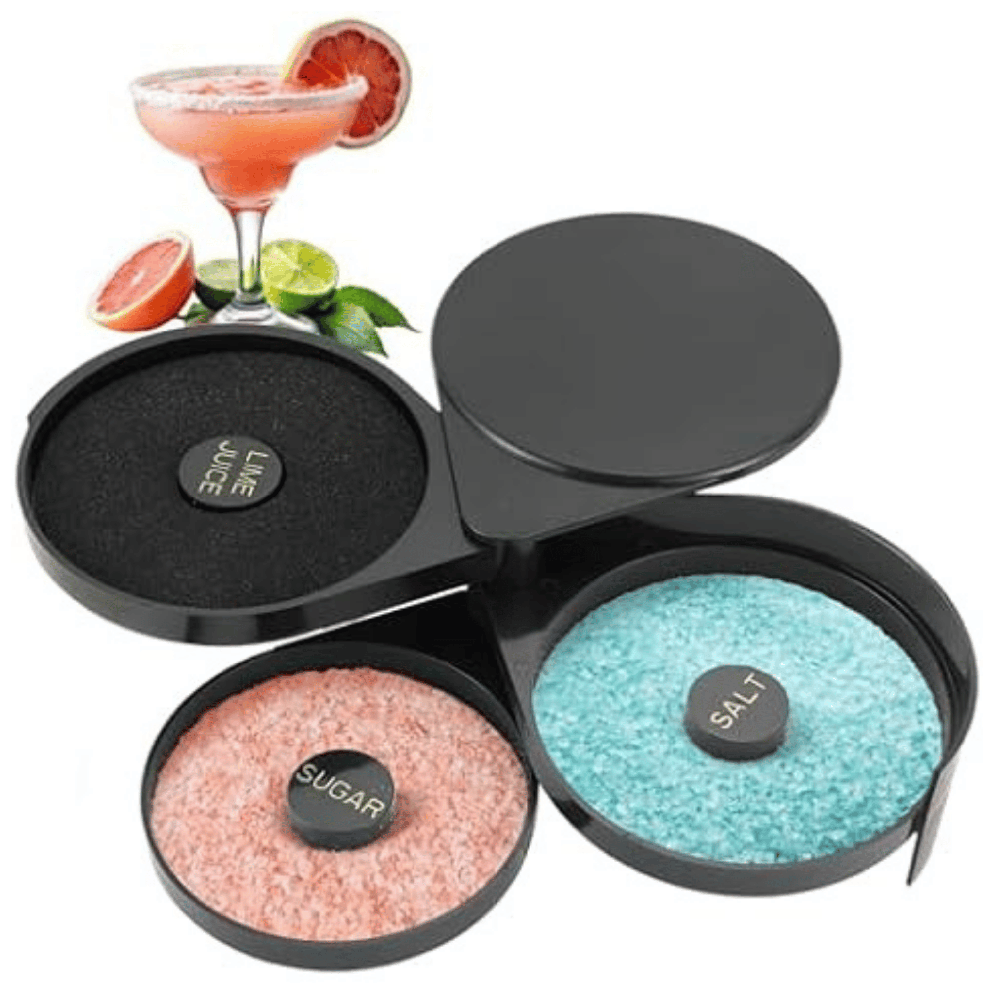 ESCARCHADOR DE COPASS VASOS ORILLADOR COCTELES MICHELADAS 3 BANDEJAS - 7