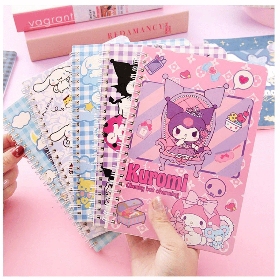 PACK 5 CUADERNOS UNIVERSITARIOS UTILÍSIMO 100 HOJAS KUROMI PRO ARTE DISEÑOS SURTIDOS - 7