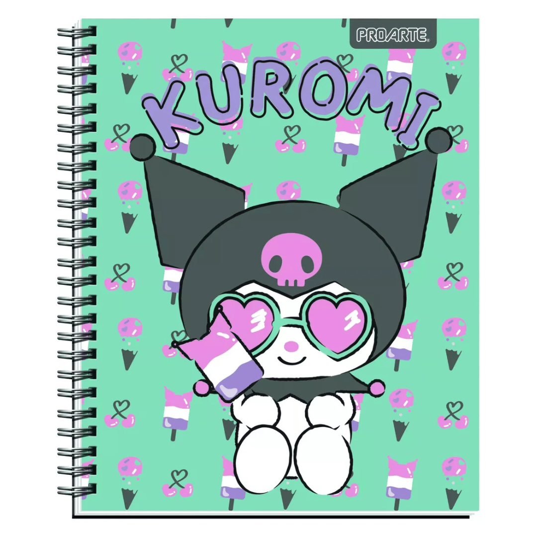 PACK 10 CUADERNOS UTILÍSIMO 100 HOJAS UNIVERSITARIOS KUROMI PRO ARTE DISEÑOS SURTIDOS - 2