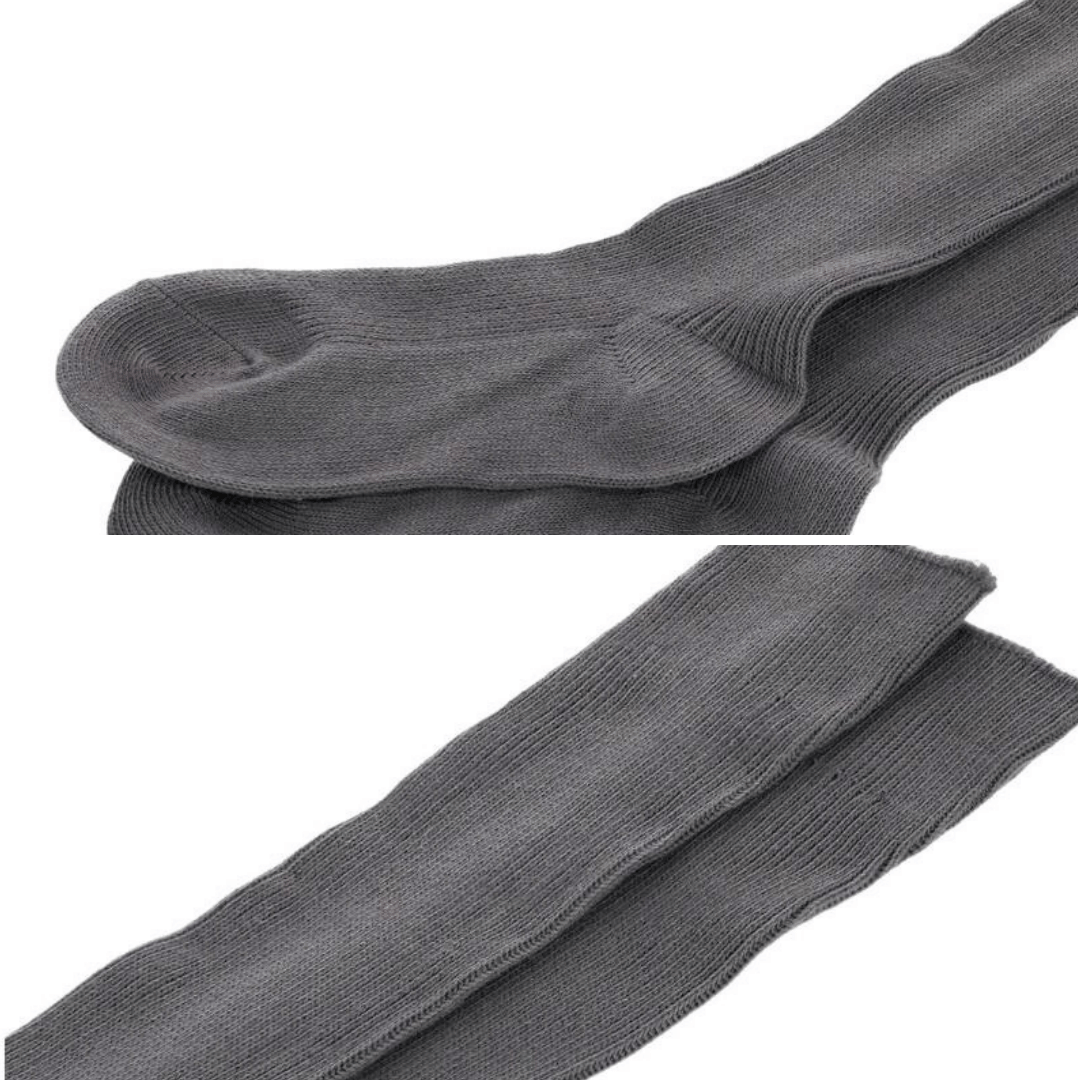 PACK 5 CALCETINES BAMBÚ NIÑA UTILÍSIMO GRIS ESCOLAR LARGO MAS CLOTHING - 4