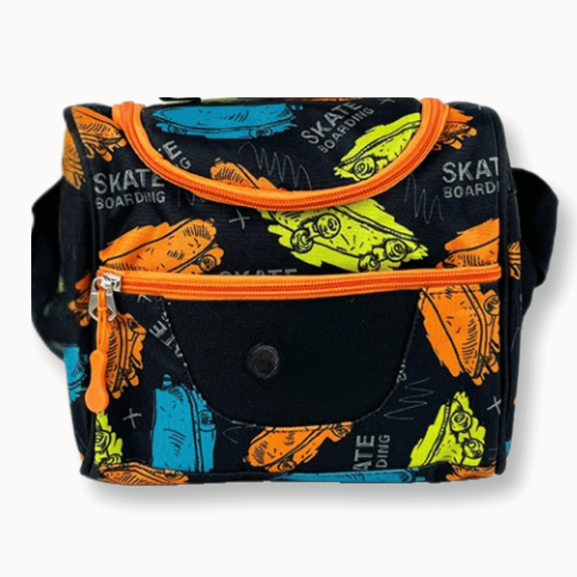 MOCHILA CON LONCHERA Y ESTUCHE 45CM ESTAMPADO FULL COLOR NIÑO FULL COLOR SKATEBOARDS - 5