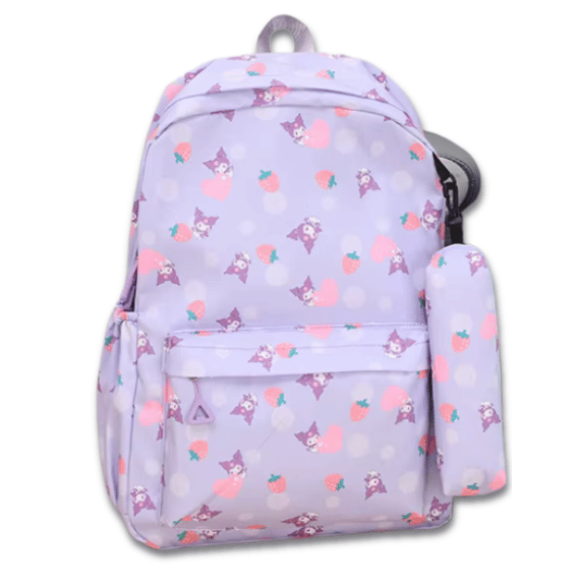 MOCHILA KUROMI ESCOLAR 44CM SANRIO ESTILO KAWAII PURPLE - 1